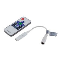Funk-Controller für LED-Stripes RGB mit Fernbedienung, 12-24V, 72Watt