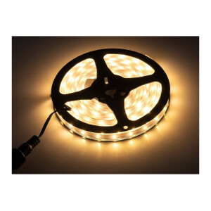 LED Solar LED-Stripe 3m, warmweiß 3000K IP44, Dämmerungssensor