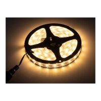 LED Solar LED-Stripe 3m, warmweiß 3000K IP44, Dämmerungssensor