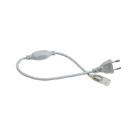 Einspeise-Modul für 230V LED-Stripes IP44 Verbinder zum Stripe, 40cm Kabel