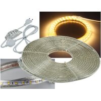 LED-Stripe "Ultra-Bright" 230V, 10m 600 Lumen/Meter, warmweiß
