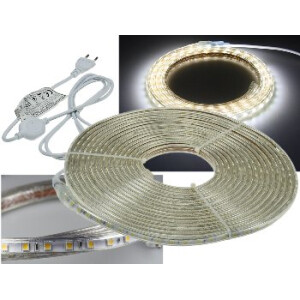 LED-Stripe "Ultra-Bright" 230V, 10m 630 Lumen/Meter, weiß