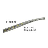 LED-Stripe "Ultra-Bright" 230V, 20m 600 Lumen/Meter, warmweiß