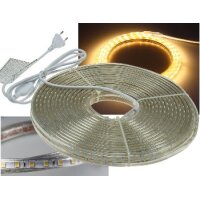 LED-Stripe "Ultra-Bright" 230V, 20m 600 Lumen/Meter, warmweiß