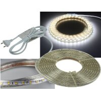 LED-Stripe "Ultra-Bright" 230V, 5,0m 630 Lumen/Meter, weiß