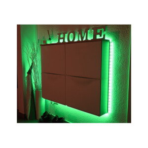 RGB LED-Stripe Set 3,5m + MiniController Farbwechsel, IR-FB + App-Control, IP20