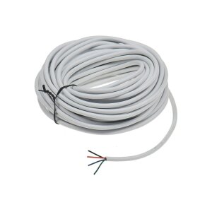RGB LED-Stripes Kabel 10m – 4-adrig rund, für...