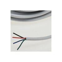 RGB LED-Stripes Kabel 10m – 4-adrig rund, für 12V RGB LED-Anwendungen