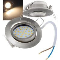LED-Einbauleuchte "Flat-32dim" warmweiß 80x32mm, 5W, 590lm, Edelstahl gebürstet
