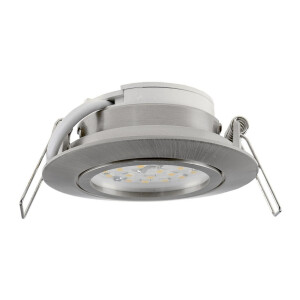 LED-Einbauleuchte "Flat-32" neutralweiß 80x32mm, 5W, 590lm, Edelstahl gebürstet