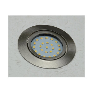 LED-Einbauleuchte "Flat-32" neutralweiß 80x32mm, 5W, 590lm, Edelstahl gebürstet
