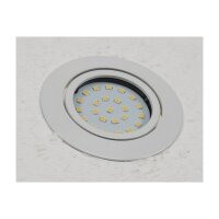 LED-Einbauleuchte "Flat-32dim" warmweiß 80x32mm, 5W, 590lm, weißes Gehäuse