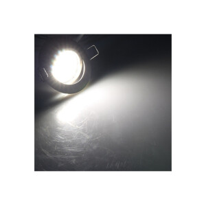 LED-Einbauleuchte "Flat-32" neutralweiß 80x32mm, 5W, 590lm, weißes Gehäuse
