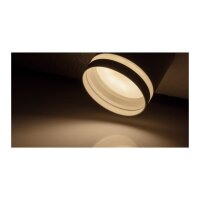 Aufbauleuchte "DS-53" für GX53 Leuchtmittel, Weiß matt