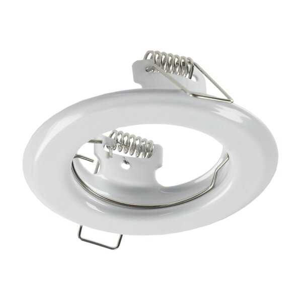 Decken-Einbaustrahler "SR80" weiß starr, Ø80mm, für 50mm Lampen