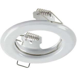 Decken-Einbaustrahler "SR80" weiß starr, Ø80mm, für 50mm Lampen