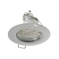 Decken-Einbaustrahler "SR80" weiß starr, Ø80mm, für 50mm Lampen