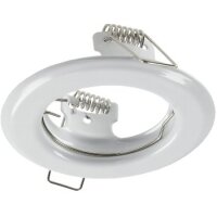 Decken-Einbaustrahler "SR80" weiß starr, Ø80mm, für 50mm Lampen
