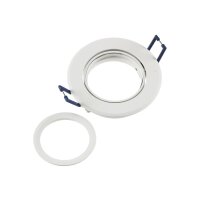 Einbaustrahler "CTE-84R WS" Rund Ø84mm Einbau Ø68mm, neigbar, Clip Ring