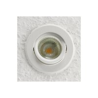 Einbaustrahler "CTE-84R WS" Rund Ø84mm Einbau Ø68mm, neigbar, Clip Ring