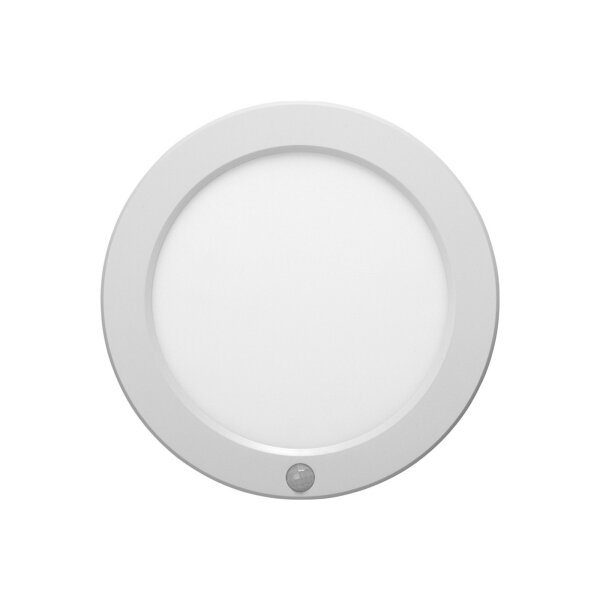 LED Deckenleuchte "BUTON" mit PIR-Sensor Ø 23cm, 18W, 3000/4000/6000k
