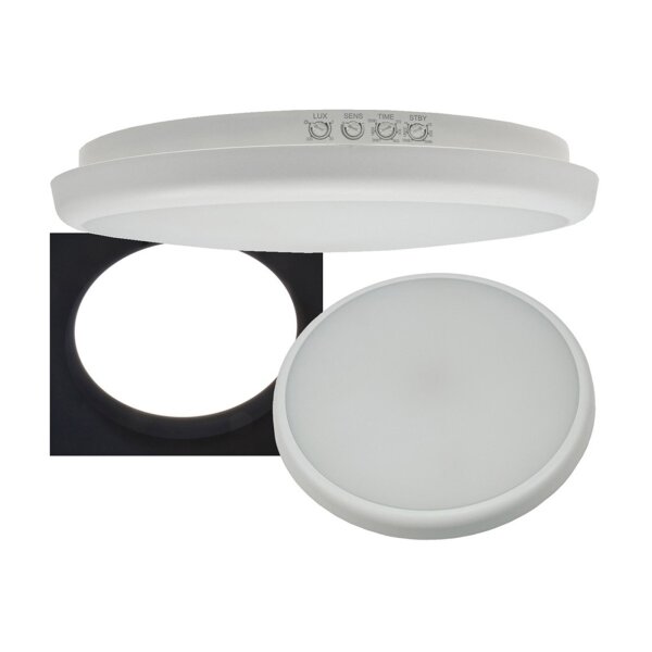 LED Deckenleuchte "SALAO 16 NW" IP54 16W, 1500lm, 4000K, HF Bewegungsmelder