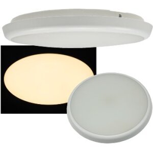 LED Deckenleuchte "SALAO 22 WW" IP54 22W, 2200lm, 3000K, HF Bewegungsmelder