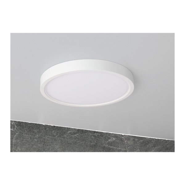 LED Deckenleuchte "Santano 12w" Ø 17cm, 12W, 1320lm, 3000K warmweiß