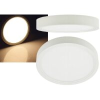 LED Deckenleuchte "Santano 12w" Ø 17cm, 12W, 1320lm, 3000K warmweiß