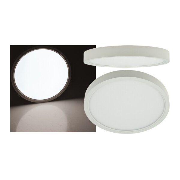 LED Deckenleuchte "Santano 18n" Ø 22,5cm, 18W, 1810lm, 4200K neutralweiß