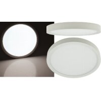LED Deckenleuchte "Santano 18n" Ø 22,5cm, 18W, 1810lm, 4200K neutralweiß