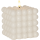 LED Stumpenkerze Flamme Dot weiß groß