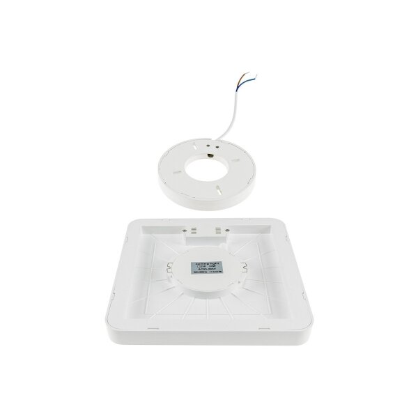 LED Deckenleuchte "Santano 36 Qw" 30x30cm, 32W, 2928lm, 2900K warmweiß