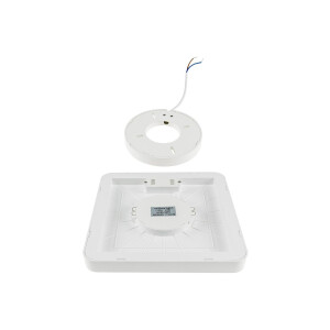 LED Deckenleuchte "Santano 36 Qw" 30x30cm, 32W, 2928lm, 2900K warmweiß