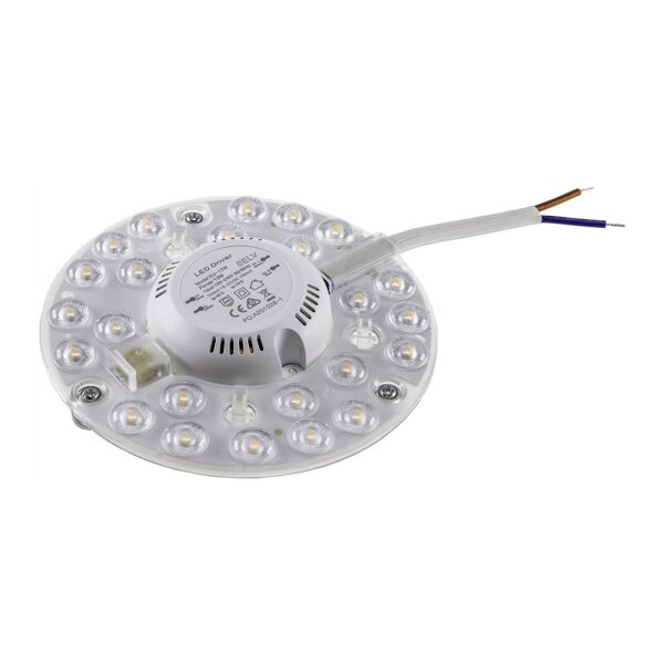 LED Umrüstmodul "UM12nw" für Leuchten Ø125mm, 12W, 1300lm, 4000K, Magnethalter