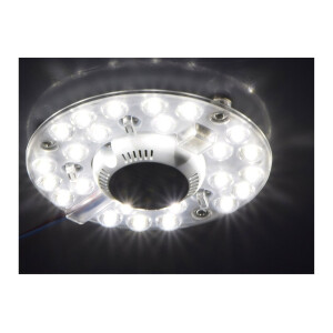 LED Umrüstmodul "UM12nw" für Leuchten Ø125mm, 12W, 1300lm, 4000K, Magnethalter