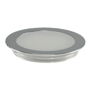 LED Einbauleuchte "EBL Slim WW" IP67,1W, 50lm, Alu matt, warmweiß, Ø55mm