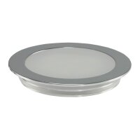 LED Einbauleuchte "EBL Slim WW" IP67,1W, 50lm, Alu matt, warmweiß, Ø55mm