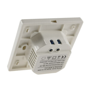LED Wand-Einbauleuchte "EBL 86" 2,5W, 3000k, warmweiß, Rahmen cremeweiß