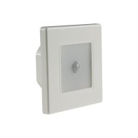 LED Wand-Einbauleuchte "EBL 86 PIR" 1,8W, 3000k, warmweiß, Rahmen cremeweiß