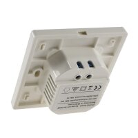 LED Wand-Einbauleuchte "EBL 86 PIR" 1,8W, 3000k, warmweiß, Rahmen cremeweiß