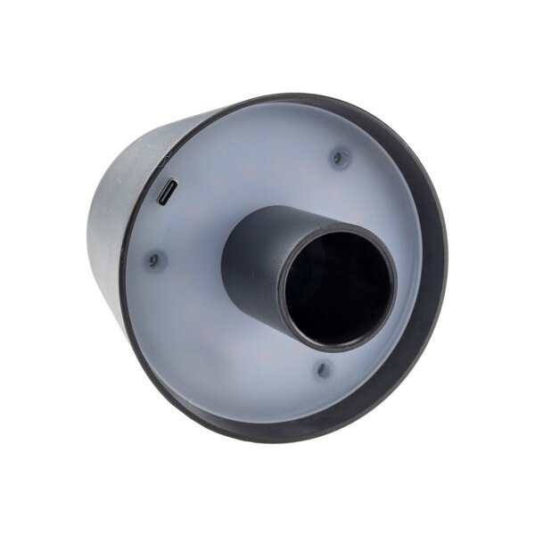 LED Akku Flaschenleuchte 3000K – dimmbar mit Touch