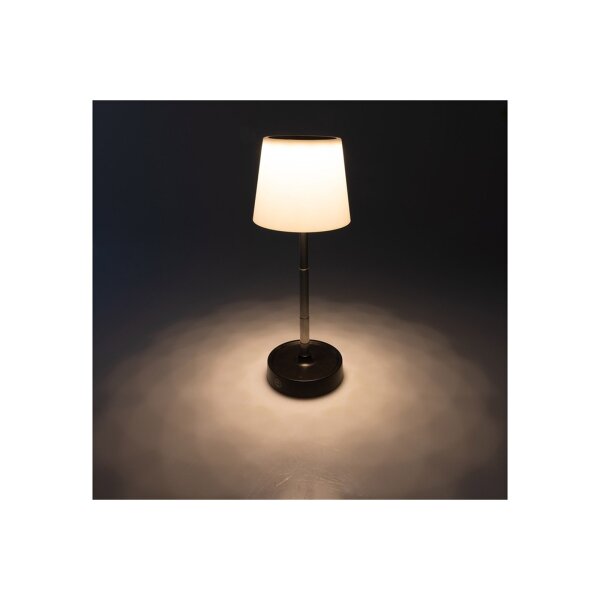 LED Akku Tischleuchte dimmbar – Teleskopfunktion, Touch & USB-C