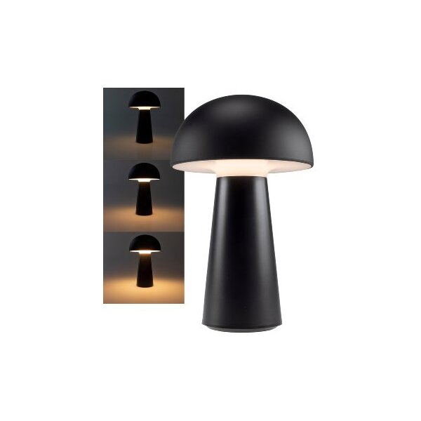 LED Akku-Tischleuchte "Foco Seta" 3000K, IP20, TouchDim, 23cm