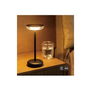 LED Akku-Tischleuchte "Foco Seta" 3000K, IP20, TouchDim, 23cm