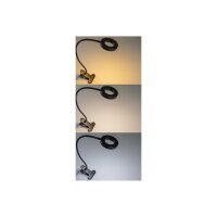 LED Klemmleuchte mit USB-Betrieb 40cm Schwanenhals, dimmbar, 55lm