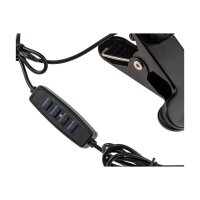 LED Klemmleuchte mit USB-Betrieb 40cm Schwanenhals, dimmbar, 55lm