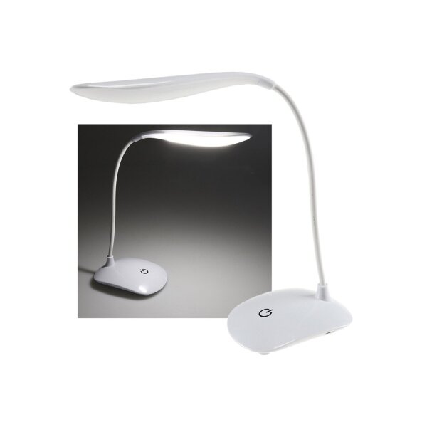 LED Tischleuchte mit Touch-Schalter Schwanenhals, 3 Helligkeitsstufen
