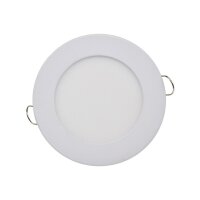 LED Licht-Panel "QCP-12R", Ø 12cm 230V, 6W, 503 Lumen, 2900K / warmweiß