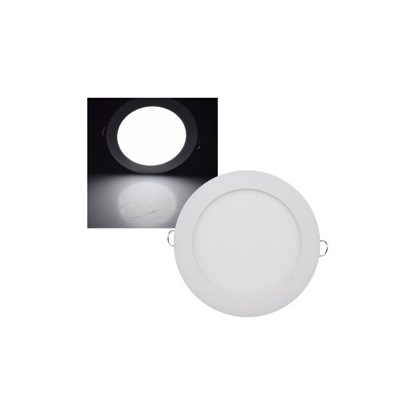 LED Licht-Panel "QCP-17R", Ø 17cm 230V, 12W, 1020Lumen,4200K / neutralweiß